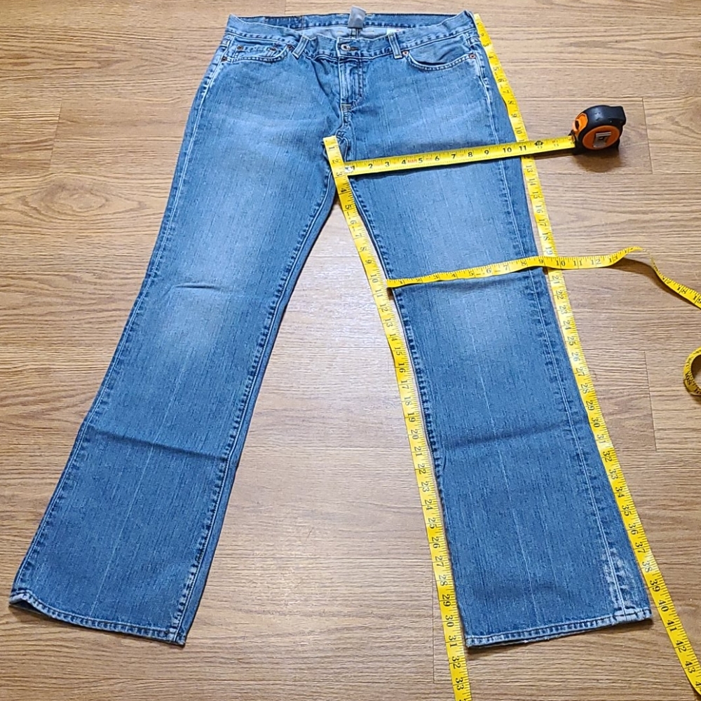 LUCKY 8x31 VINTAGE DUNGAREES SUNDOWN, FADED DISTRESSED, WOMEN'S GIRL'S JEANS